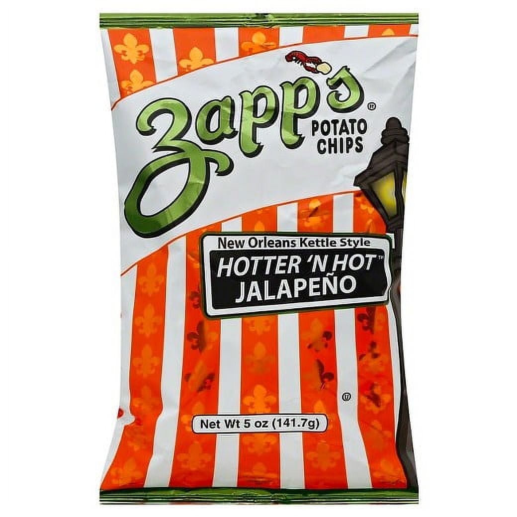 Zapp's Kettle Style Jalapeno Flavor Potato Chips 5 Oz. Bags (8 Bags