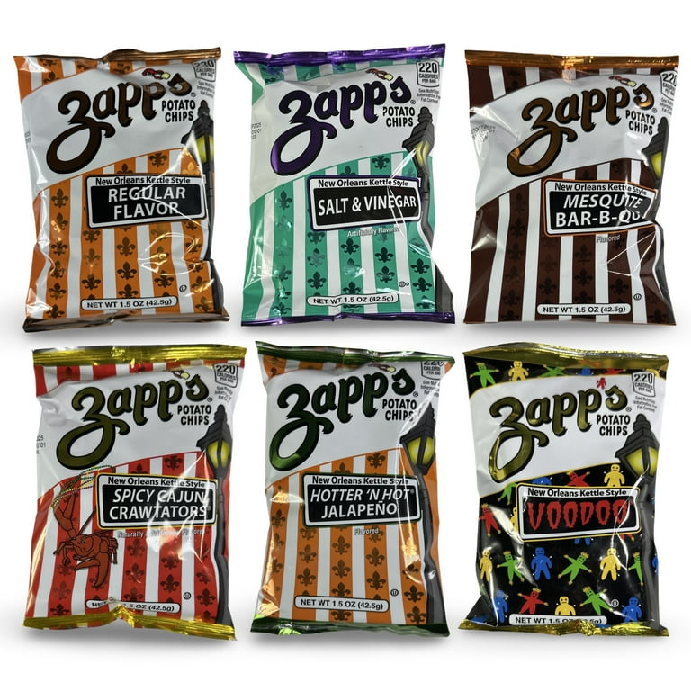 Zapp's Spicy Jalapeno Bag Crisp: Ultimate Variety Pack, Kettle