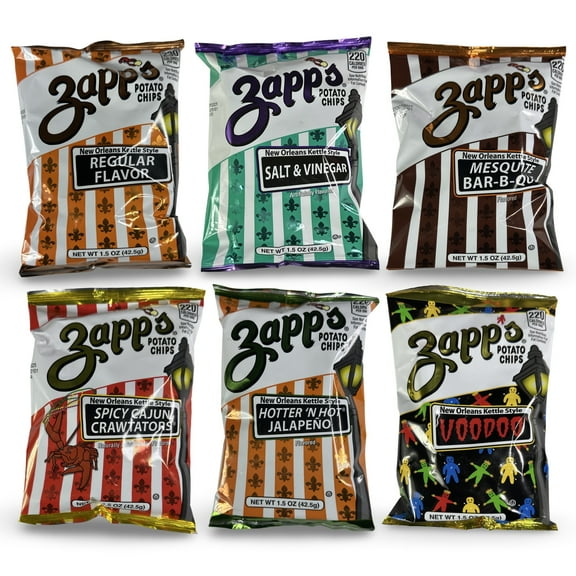 Zapp's Potato Chips Ultimate Variety Pack, 1.5oz | Pack of 12