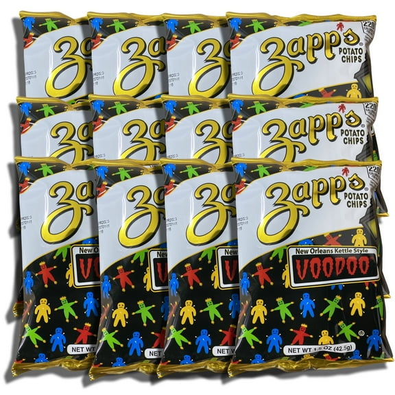 Zapp's Zapp's New Orleans Kettle Style Potato Chips VooDoo | 12 Bags