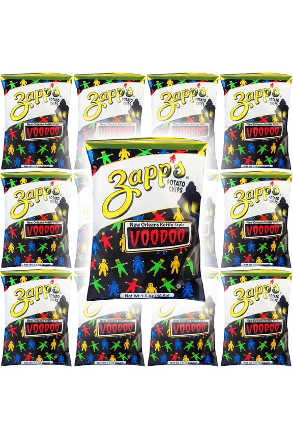 Potato Chips, VooDoo New Orleans Kettle Style, 1.5oz (8-Pack)