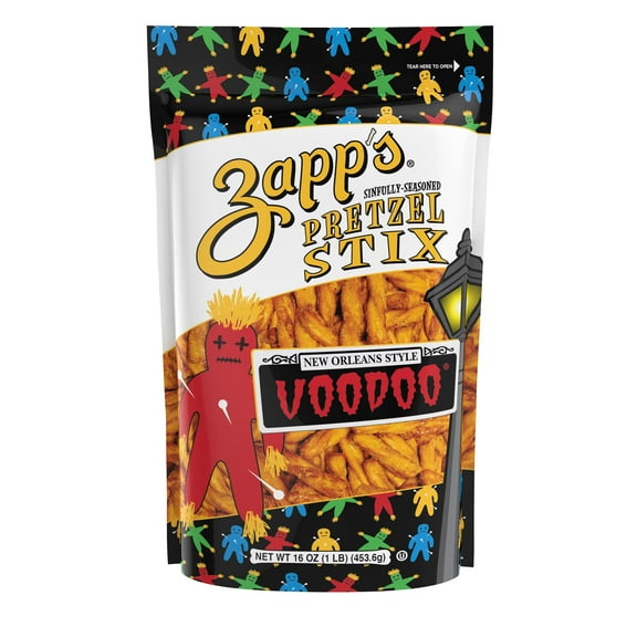 Zapp's Voodoo Flavor Pretzel Stix, 16 oz Bag