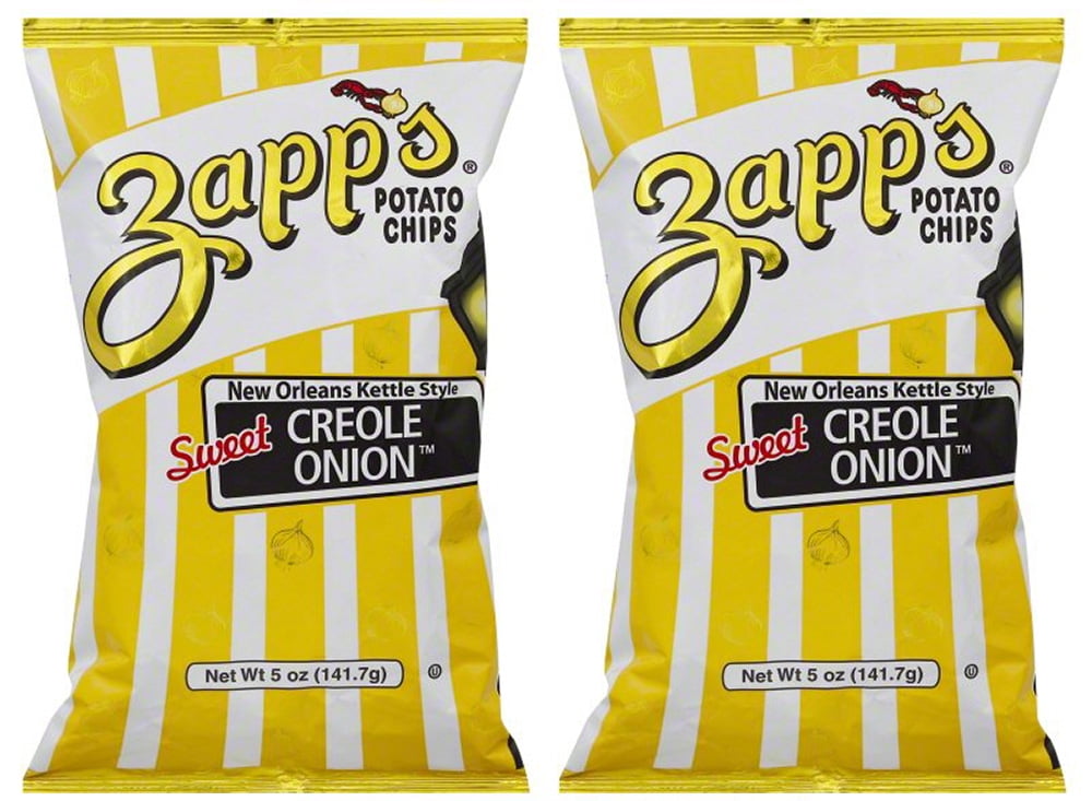 Zapp's Sweet Creole Onion Potato Chips 5oz 2-Pack