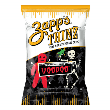 Zapp's Thin & Crispy Voodoo Flavor Potato Chips, 4-Pack 8 oz. Bags