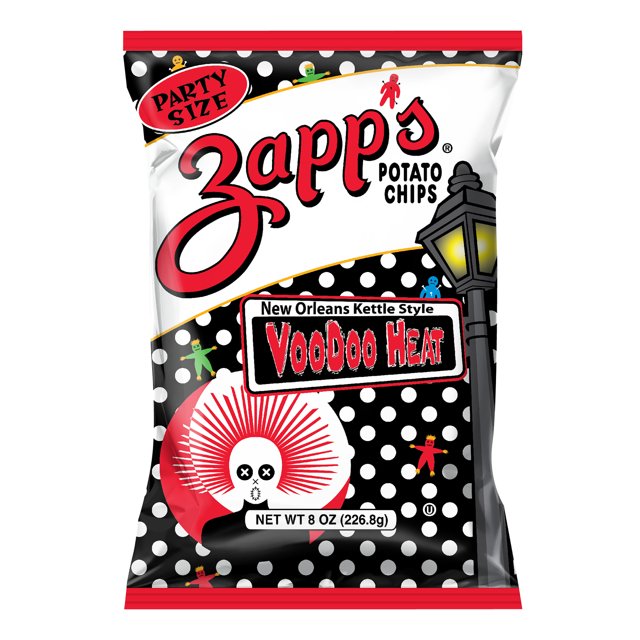 Zapp's Voodoo Heat New Orleans Kettle Style Potato Chips, GlutenFree
