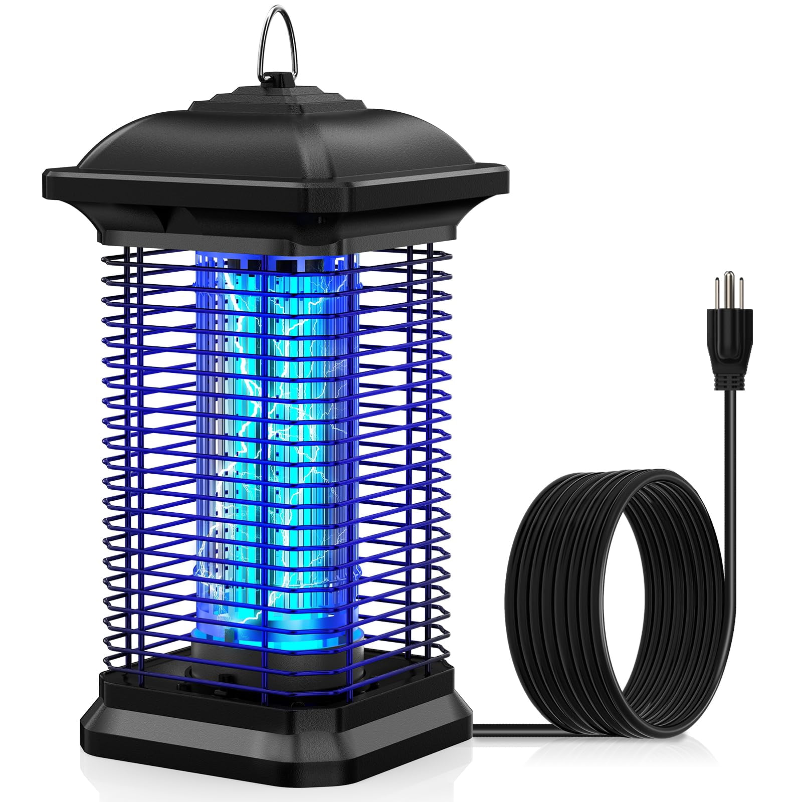 Zapper For Outdoor & Indoor  1/2 Acre Coverage Mosquito Lamp With 18w Bulb 4400v High-voltage Improvement In Control Effect Electric Fly Patio Backyard Home