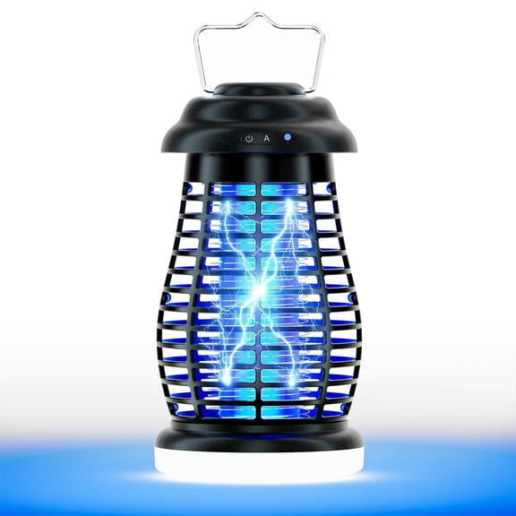Zapper Outdoor & Indoor Cordless Portable Mosquito With Rechargeable 4800mah Auto On/off Repellent Patio Electric Fly For Camping Kitchen Backyard