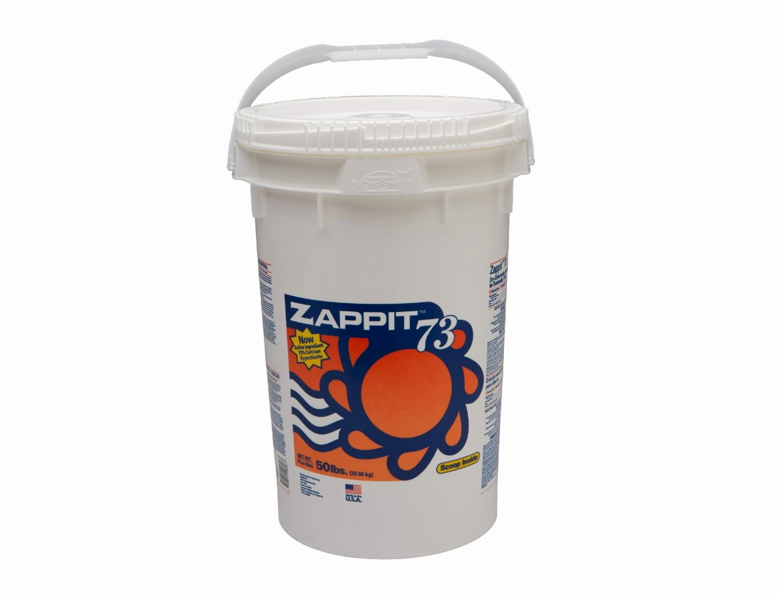 その他 HKP Zappit 73% Super Strength Pool Shock, 50 LB Bucket, 70% Chlorine