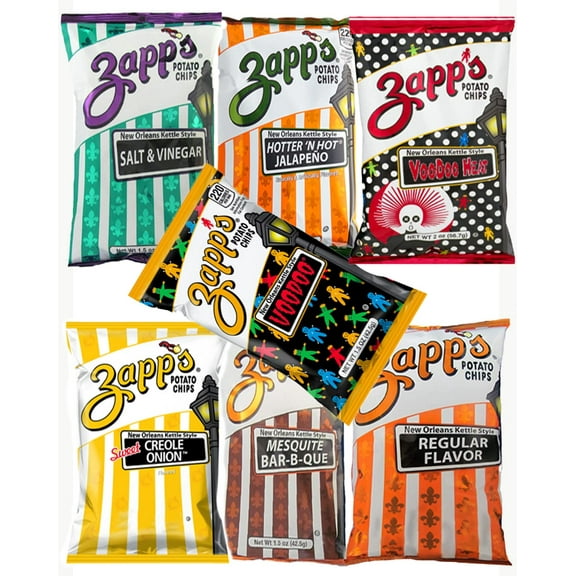 Zapps New Orleans Style Kettle Potato Chips Supervariety 30 Pack