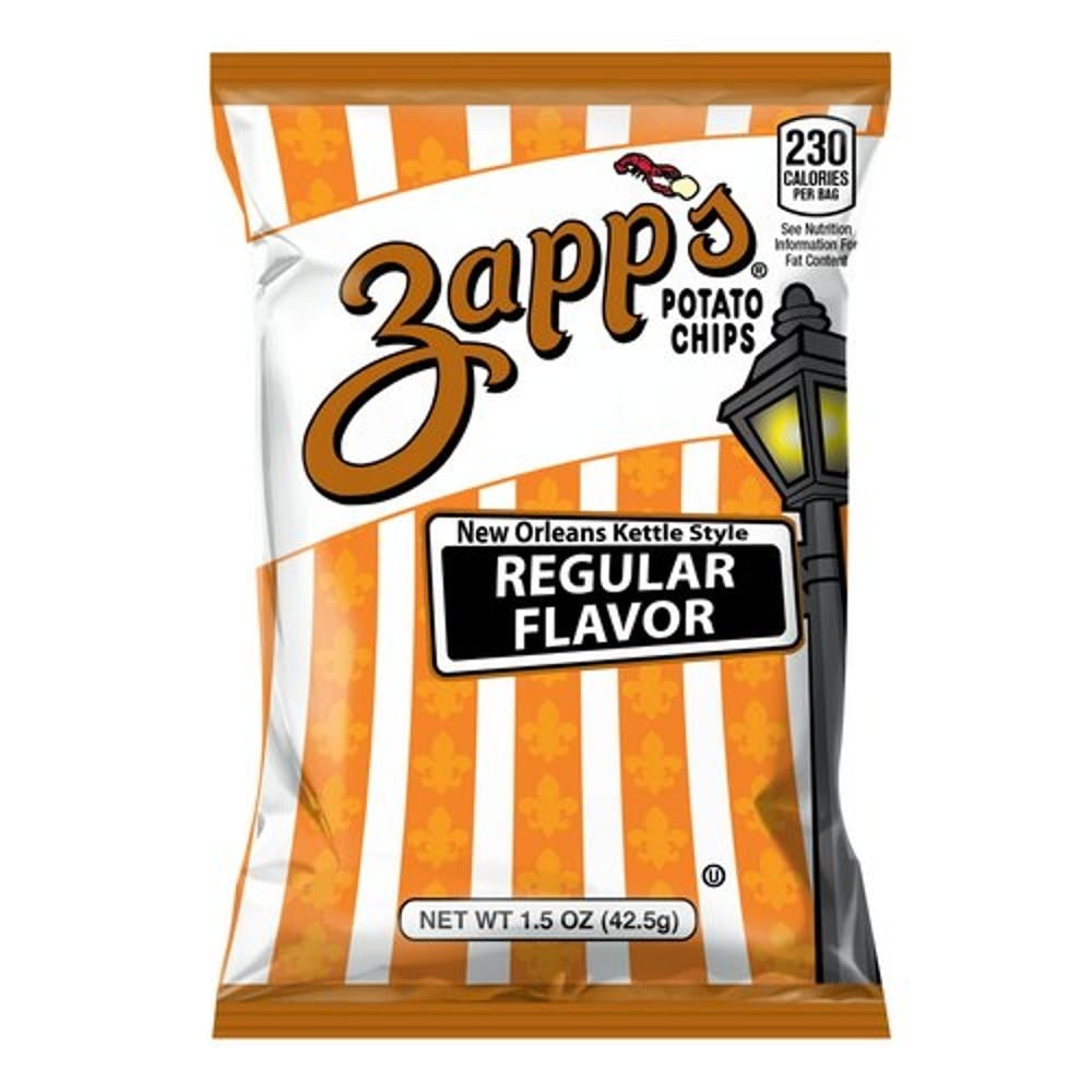 Zapps Regular Flavor Potato Chips, 1.5 Ounce 60 per case