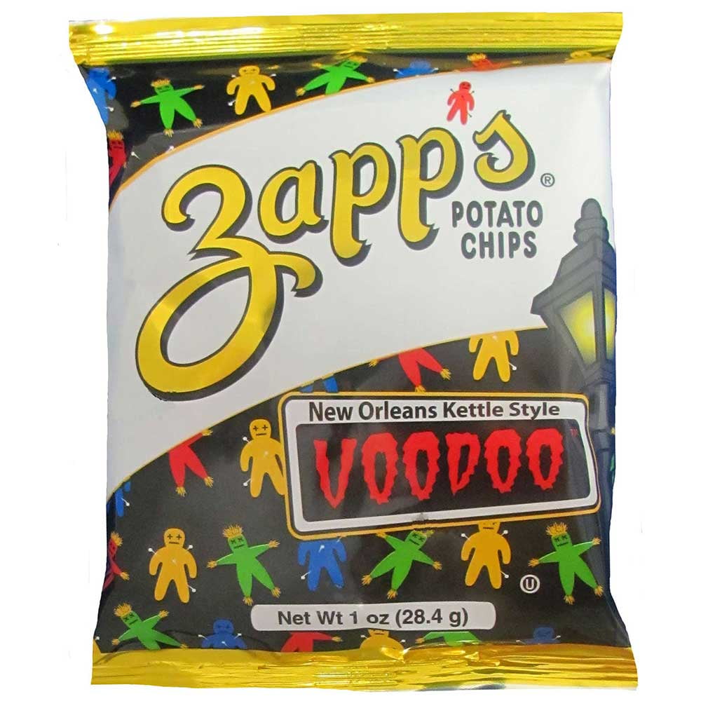 Zapps Voodoo New Orleans Kettle Style Potato Chips, 1 Ounce 60 per