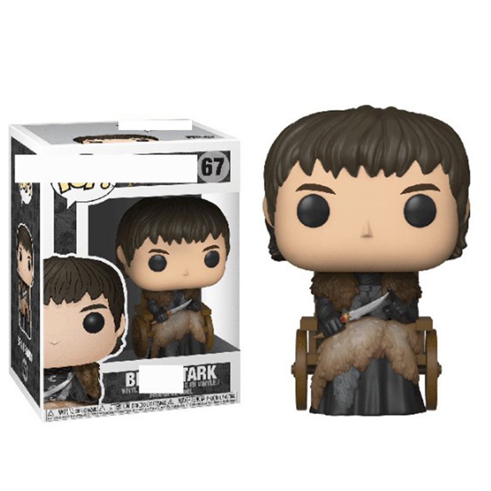Zapzest Game of Thrones Bran Stark Collectible Toys, 4 Inch Game of Thrones Merch, TV Series Vinyl Action Figure Model Toys, Mini Figures Statues Home Desk Decorations Birthday Gifts for Friends