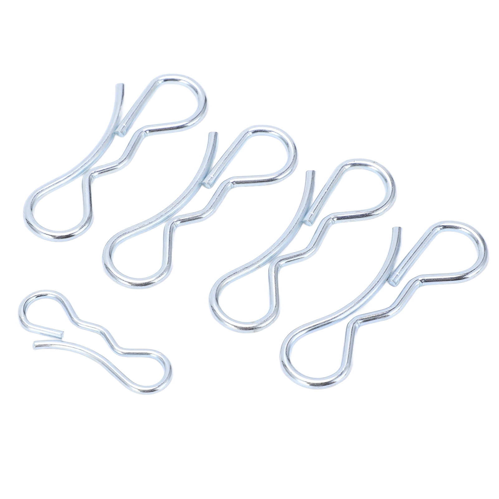 Zaqw Deck Clip Set,Cotter Pin,5pcs Bow Tie Lock Cotter Pins Iron Deck Clip Kit Universal