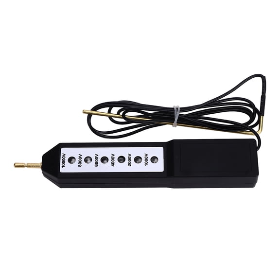 Zaqw Electric Fence Tester Waterproof Voltage Meter 10KV Portable Tool With 6pcs Light For Farm,Electric Fence Tester