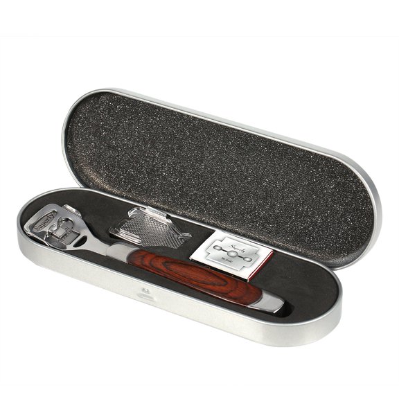 Zaqw Foot Callus Remover, Callous ,Foot Dead Skin Shaver Cuticle Cutter Callous Remover  Scraper With Skin Rub & Blade & Box