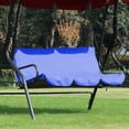 thumbnail image 1 of Zaqw Outdoor Swing 3‑Seat Chair Waterproof Cushion Replacement for Patio Garden Yard, 1 of 8
