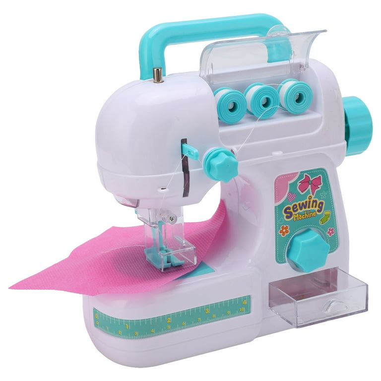 KPCB Mini Sewing Machine for Beginners with DIY Bag Material and Finger  Protection Guard 