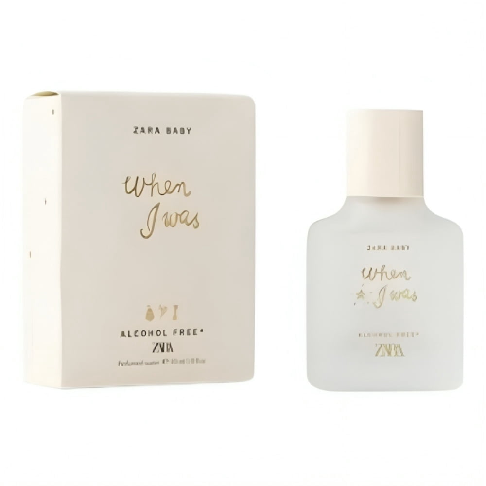 Zara Baby When I Was Alcohol-Free Perfumed Water Fragrance for Baby with Aquatic Pear Powdery Florals & Silky Musks EDT Eau de Toilette 30ml (1.0 fl. oz)