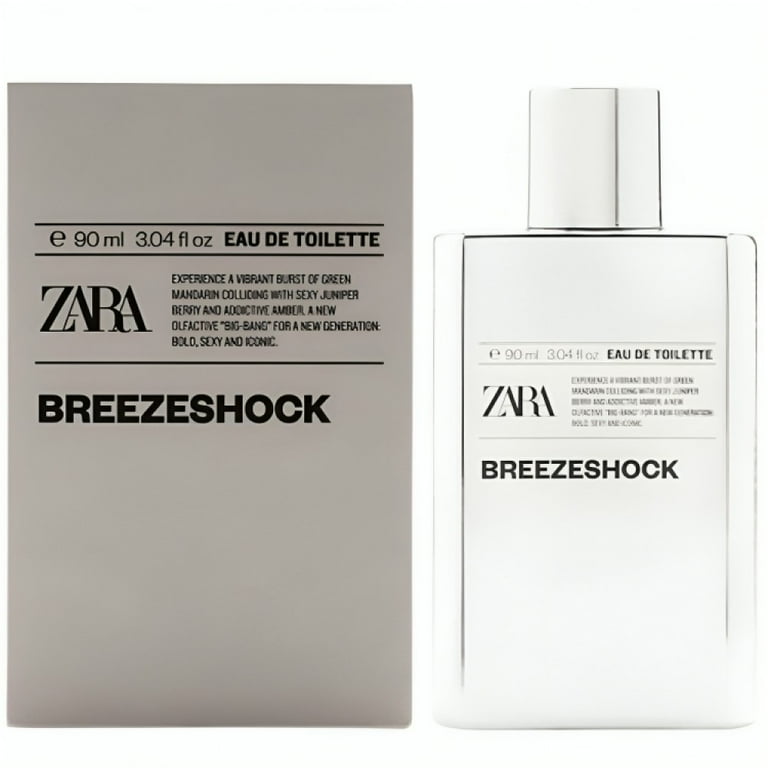 Zara Breeze Shock Cologne for Men EDT Eau De Toilette 90 ML