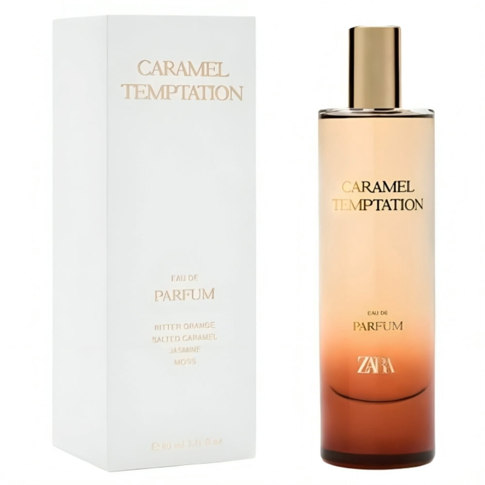 Zara Caramel Temptation Women Perfume Bold Sweet & Sensual Fragrance with Salted Caramel Jasmine & Moss Eau de Parfum EDP 80ml (2.71 fl. oz.)