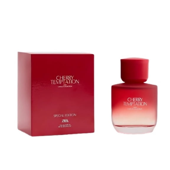 Zara Cherry Temptation Women Perfume Juicy Cherries & Radiant Jasmine with Sweet Fresh Notes Eau de Parfum EDP 90ml (3.04 fl.oz)