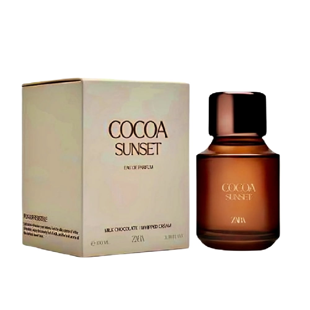 Zara Cocoa Sunset Perfume for Women Rich Indulgent Fragrance with