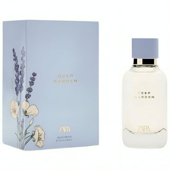 Zara Deep Garden Women Perfume Fresh Amber Floral Fragrance with Pear Tuberose & Tonka Bean Scent Eau de Parfum EDP 100ml (3.4 fl. oz.)