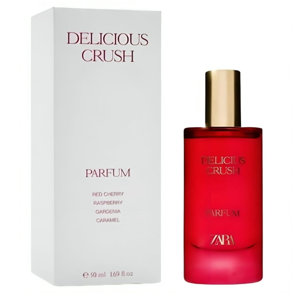 Zara Delicious Crush Women Perfume Sweet and Sophisticated Fragrance Scent with Cherry Raspberry Gardenia & Caramel EDP Eau de Parfum 50ml (1.7 fl. oz.)