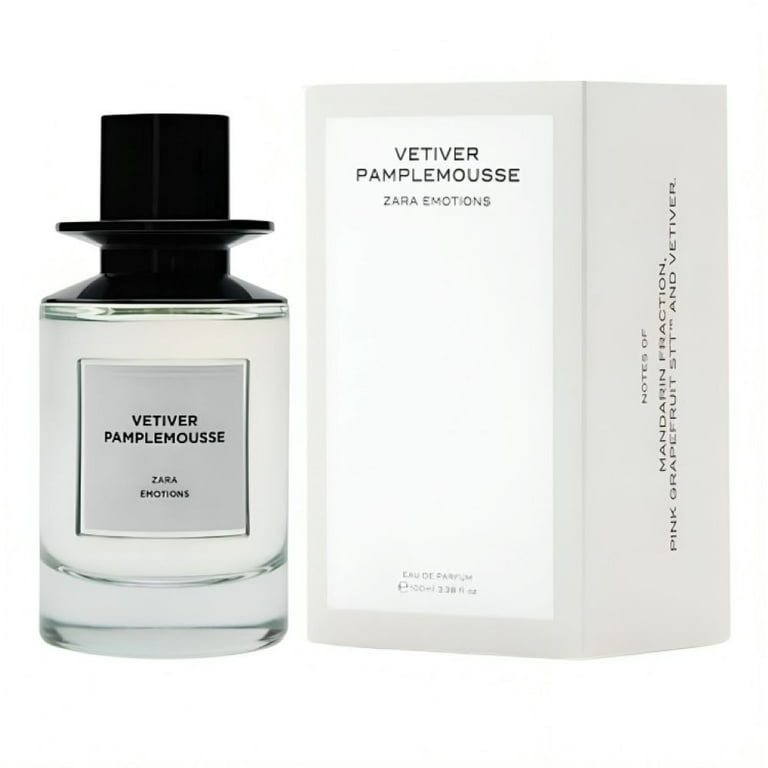 ZARA 香水 EBONY WOOD VETIVER PAMPLEMOUSSE Zara Emotions Vetiver Pamplemousse Perfume for Women EDP Eau