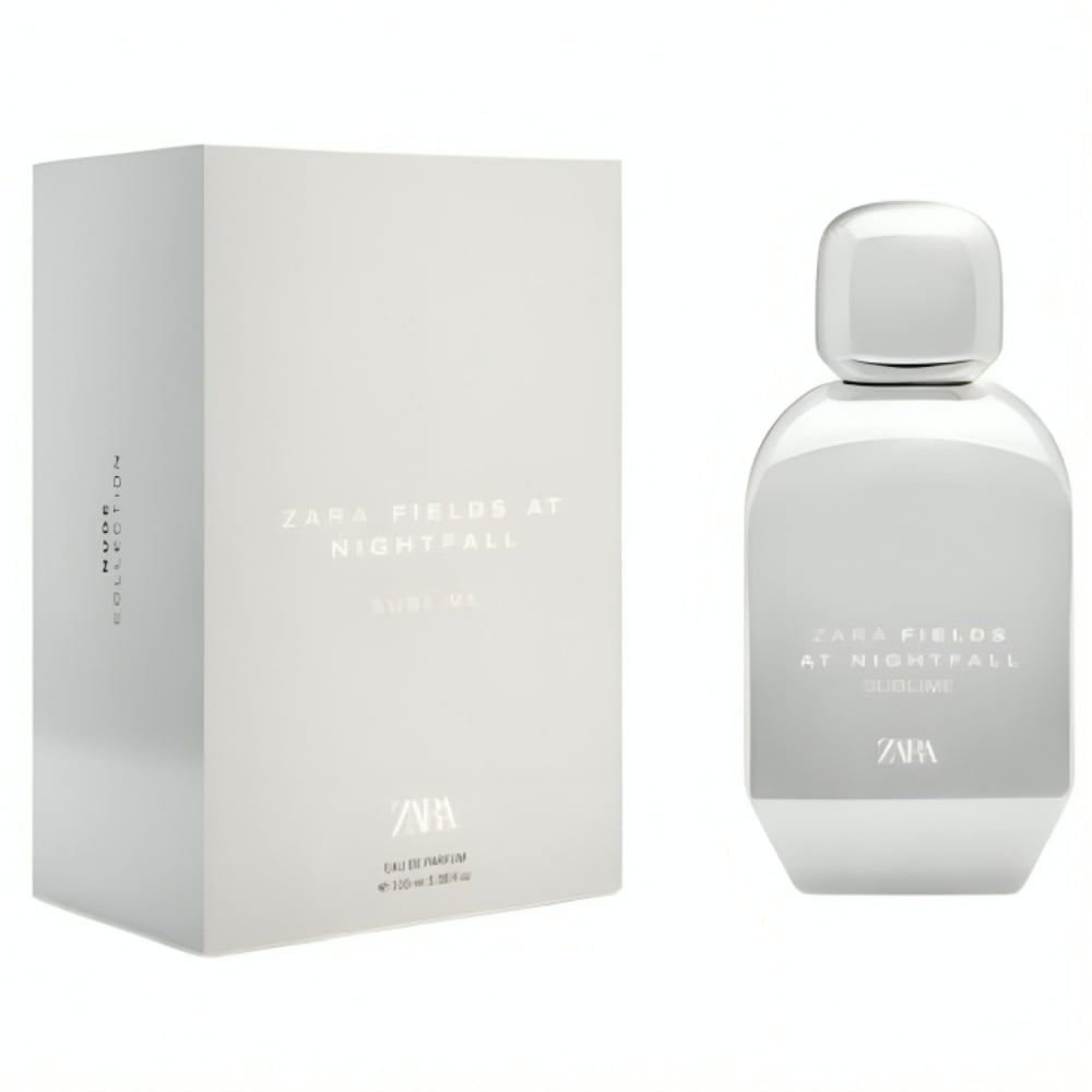 Zara Fields at Nightfall Sublime Women Perfume Luxurious Fragrance with Coconut Water Jasmine Sambac Patchouli and Sandalwood EDP Eau de Parfum 100ml (3.4 fl. oz.)