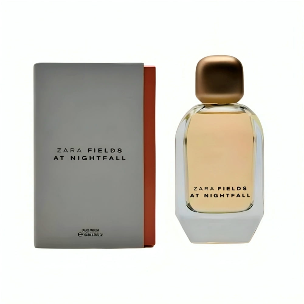 Zara Fields at Nightfall Amber Perfume for Women with Praline Jasmine and Sandalwood Eau De Parfum 100 ml (3.4 fl. oz)