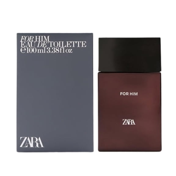 Zara For Him Men's Perfume EDT Eau de Toilette 100ml (3.4 fl oz) Bergamot, Cardamom & Sandalwood Notes Warm & Modern Eastern-Inspired Scent