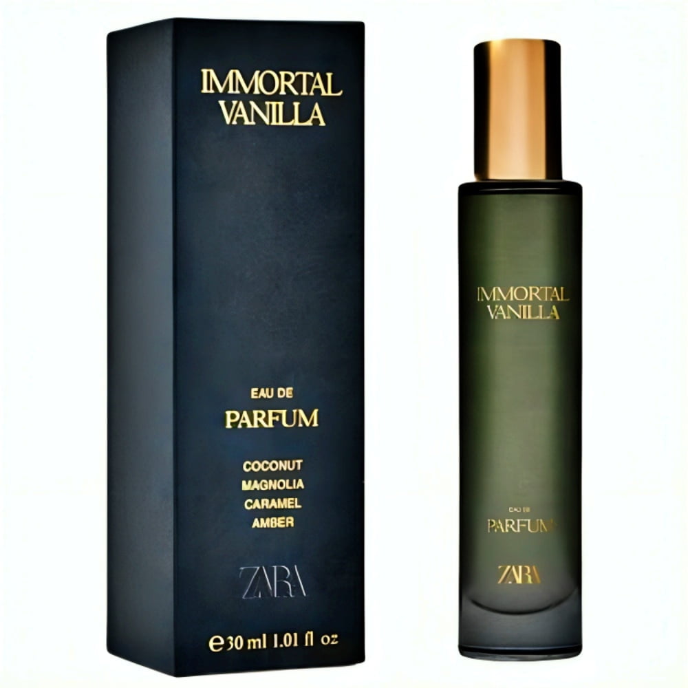 Zara Immortal Vanilla Perfume for Women Long-Lasting Elegant Fragrance Eau de Parfum 30ml (1.0 fl. oz)