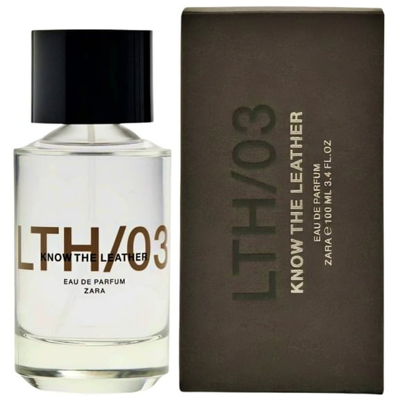 Zara LTH.03 Know The Leather Perfume for Men Bold Refined and Long-Lasting Fragrance Inspired by Strength and Sophistication Eau de Parfum 100ml (3.4 fl oz.)