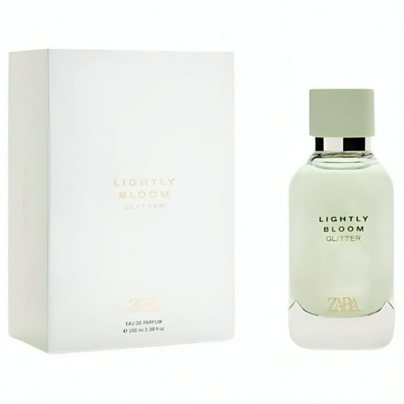 Zara Lightly Bloom Glitter Women Perfume Radiant Floral Perfume with Lotus Peony Musk & Sparkling Shimmer Eau de Parfum EDP 100ml (3.4 fl. oz.)