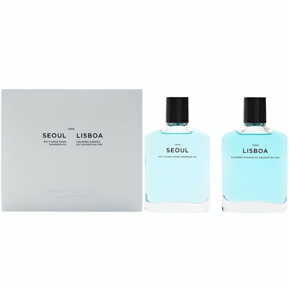 ZARA SEOUL EAU DE TOILETTE 香水 3個セット Zara Man Seoul 532-8 Sinsa Dong Gangnam-Gu + Lisboa Colombo