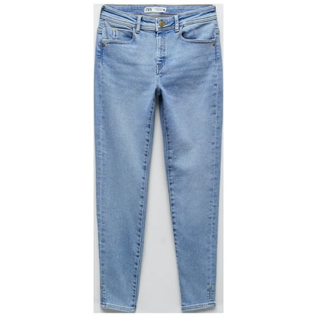 Zara Mid Rise Skinny Leg Ankle Length Stretch Jeans (6147/055/406) Size 8