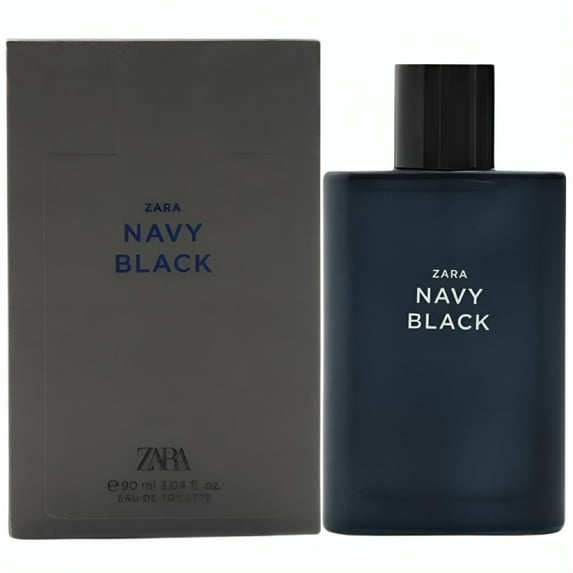 Zara Navy Black Cologne for Men EDT Eau De Toilette 90 ML (3.04 FL OZ)