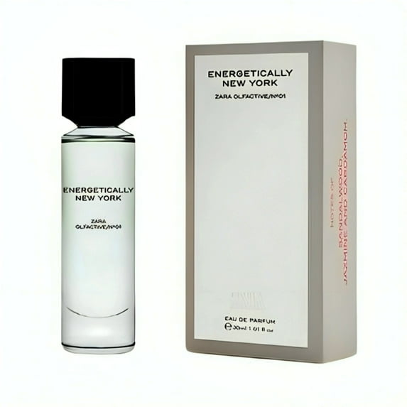 Zara Olfactive Nº01 Energetically New York Perfume for Unisex Eau de Parfum Spray Long-Lasting Sophisticated and Energizing Fragrance by Jo Malone 30ml (1.01 fl oz)