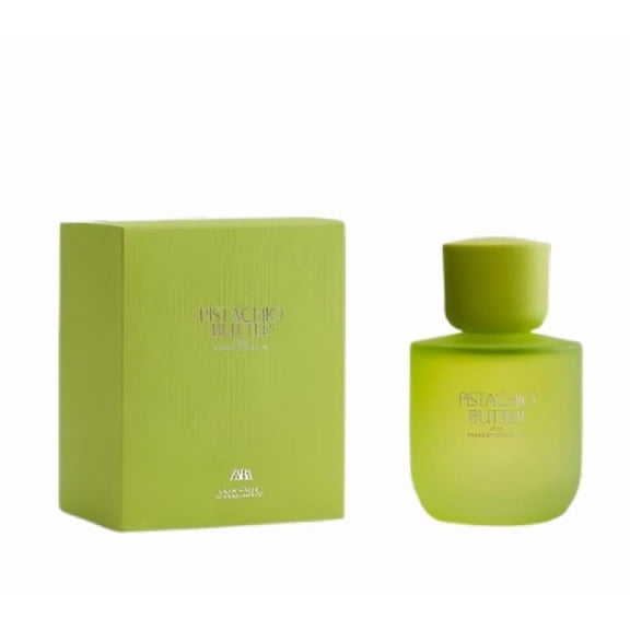 Zara Pistachio Butter Women Perfume Warm Gourmand Scent with Creamy Pistachio Sweet Vanilla & Velvety Violet Eau de Toilette EDT 90ml (3.04 fl. oz.)