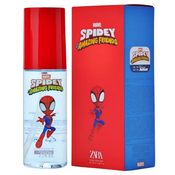 Zara Spidey and His Amazing Friends Body Mist for Kids Citrus Yuzu Lavender and Musk Scent Marvel Fragrance Spray 100ml (3.4 fl. oz.)