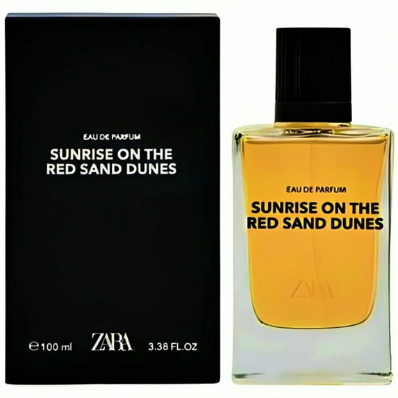 Zara Sunrise on the Red Sand Dunes Perfume for Men Citrusy Fragrance with Bergamot Ginger Amber by Mylene Alran Eau de Parfum 100ml (3.4 fl. oz.)