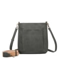 thumbnail image 1 of Zara Vegan Leather Multi Strap Crossbody Ampere Creations - Dark Grey, 1 of 1