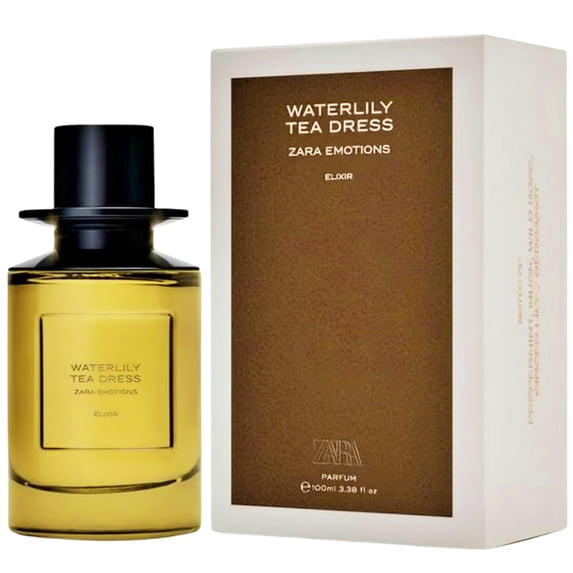 Zara Waterlily Tea Dress Elixir Perfume for Women Long-Lasting Intense Fragrance with Ginger Lily and Orange Blossom Created by Jo Malone CBE Eau de Parfum 100ml (3.4 FL. OZ.)