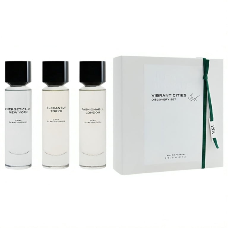 【新品】ZARA VIBRANT CITIES AND EMOTIONS ZARA, Vibrant Cities and Emotions Discovery Set Perfume, 1.01 fl