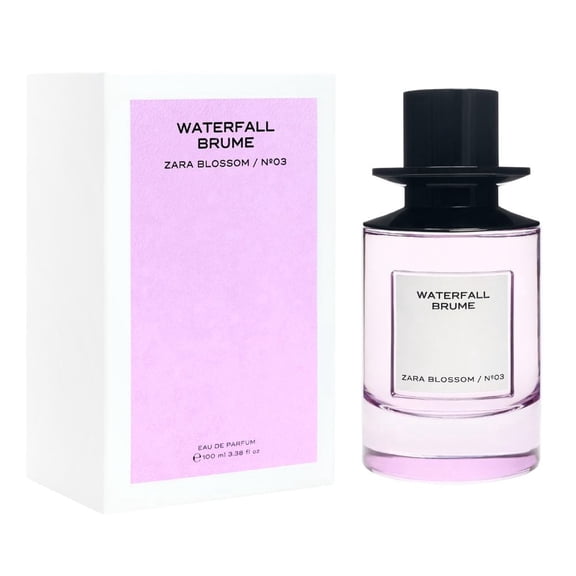 Zara Waterfall Brume Aromatic Citrus Fragrance with Grapefruit, Jasmine & White Musk, Fresh Luminous Perfume for Women Eau de Parfum EDP 100ml (3.4 fl oz)