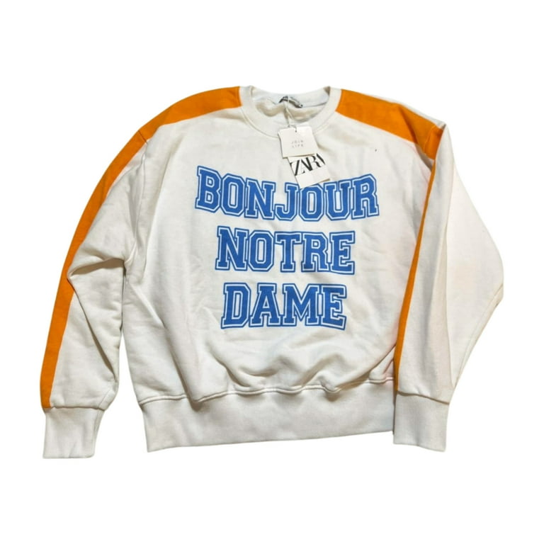 Zara graphic sweatshirt hotsell