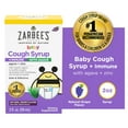 thumbnail image 1 of Zarbee's Baby Cough Syrup + Immune with Agave + Zinc, Grape, 2 oz, 1 of 10