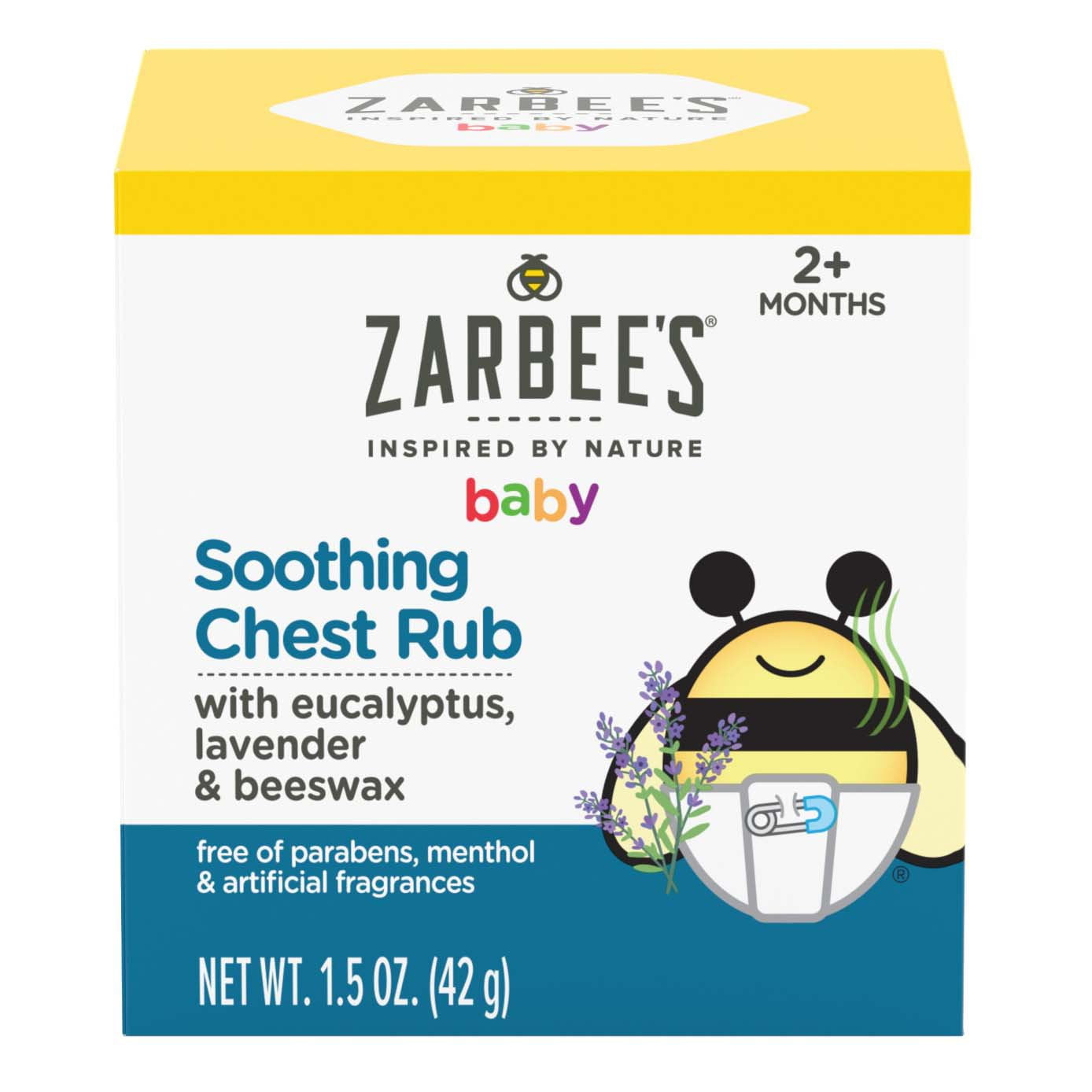 Zarbee's Baby Soothing Chest Rub - Eucalyptus & Lavender - 1.5 oz (Packaging May Vary)