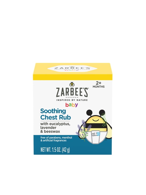 Baby Soothing Chest Rub, Eucalyptus, Lavender, 1.5 oz